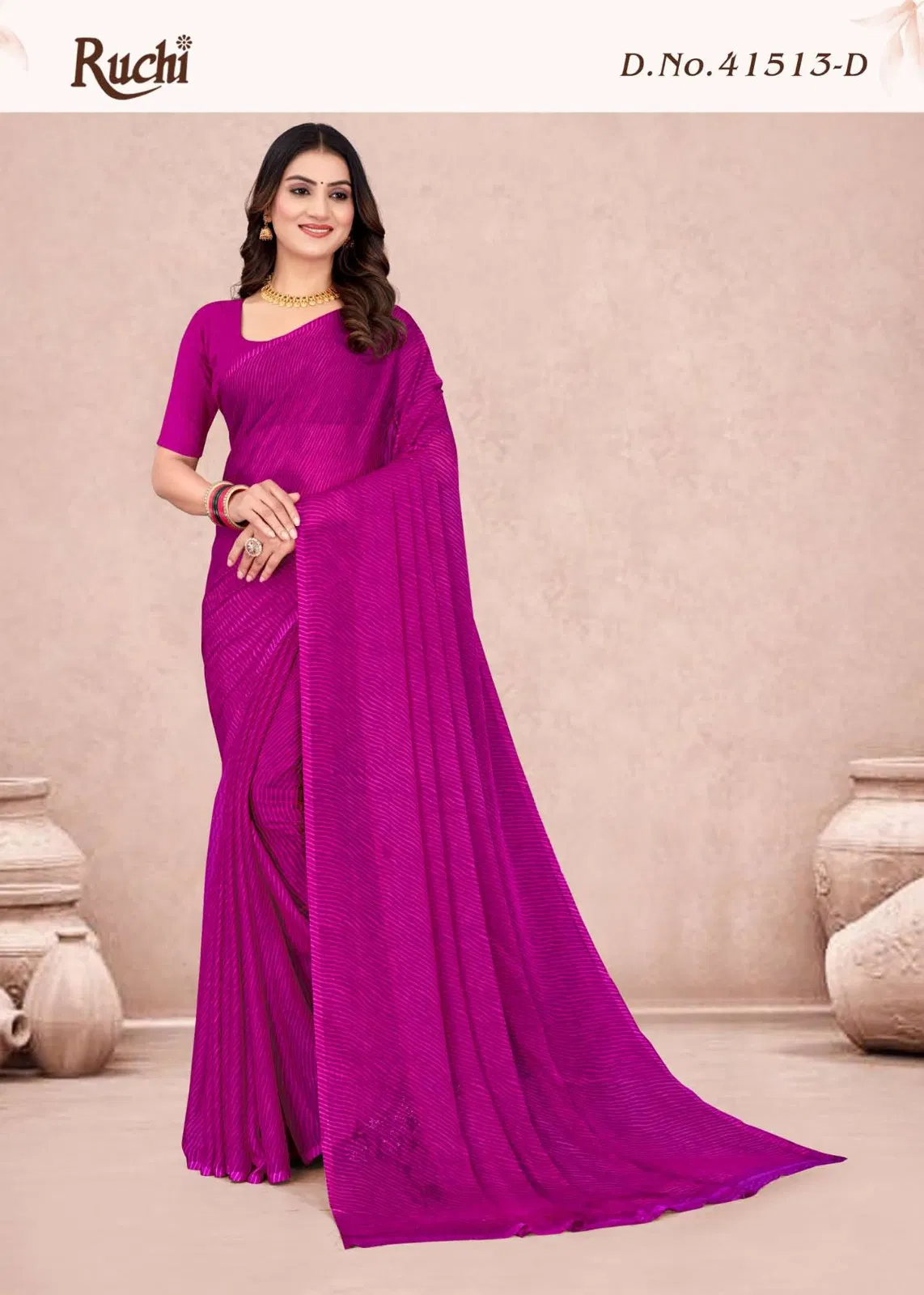 Star Chiffon Lehriya Vol 13 By Ruchi Chiffon Saree Orders In India